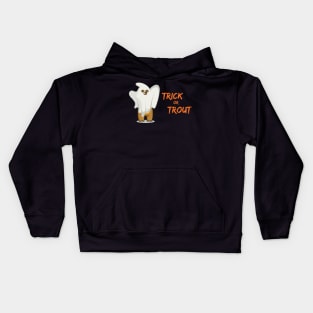 Halloween Scary Bear Trick or Treat Pun Kids Hoodie